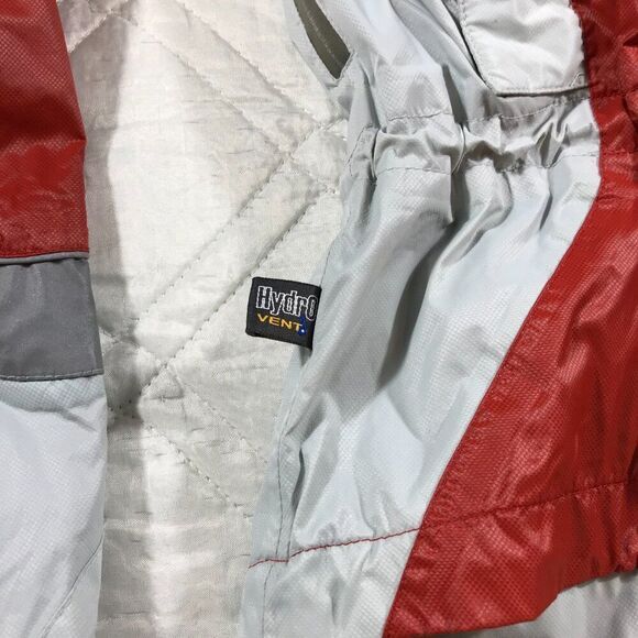 HydrO Vent by Polaris red and gray windbreaker jacket small - Picture 2 of 7